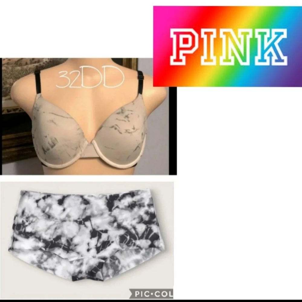 32D PINK bra and panty